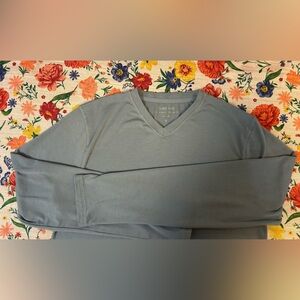 Cuddl Duds Charcoal Gray Top